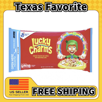 美国直邮General Mills Lucky Charms Cereal Bag 麦片冷冲麦片