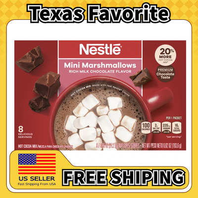 美国直邮Nestle Mini Marshmallows Hot Cocoa Mix 棉花糖可可粉