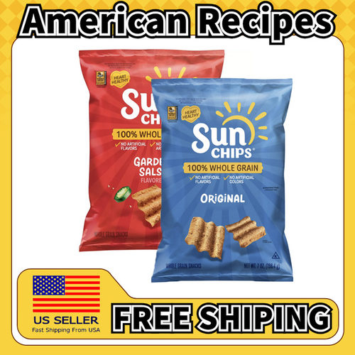 美国直邮SUNCHIPS Whole Grain Chips 全谷物薯片198.4g*2包