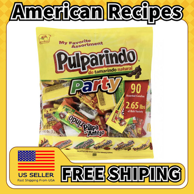 美国直邮De La Rosa Pulparindo Party Mix墨西哥罗望子糖果1200g