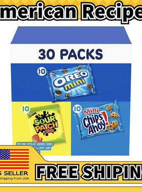 美国直邮Nabisco Cookie Variety Pack多种口味组合装饼干10包