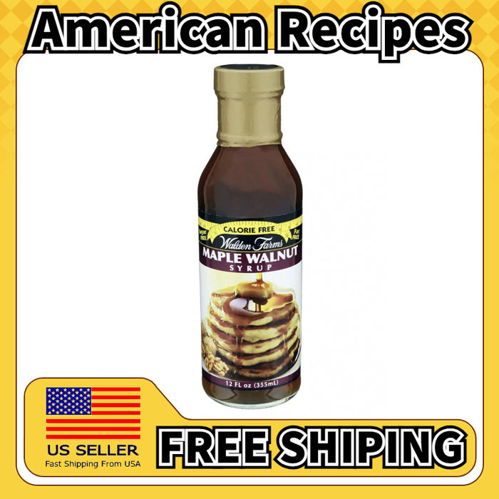 美国直邮Walden Farms Maple Walnut Syrup 煎饼华夫枫糖浆355g