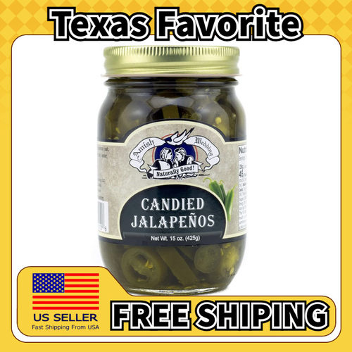 美国直邮Amish Wedding Candied Jalapenos 糖渍墨西哥辣椒425g