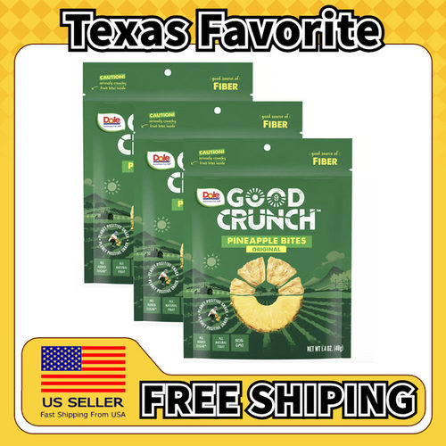 美国直邮Dole Good Crunchy Toasted Chips 香脆菠萝香蕉片*3袋