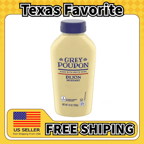 美国直邮Grey Poupon Dijon Mustard 美式汉堡三明治黄芥末酱