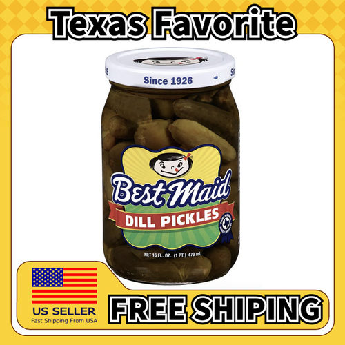 美国直邮Best Maid Dill Relish Pickles 美式汉堡莳萝泡酸黄瓜
