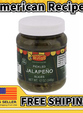 美国直邮Ricos Pickled Jalapeno Slices 切片墨西哥辣椒340g