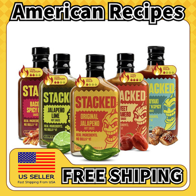 美国直邮Stacked Hot Sauce Habanero哈瓦那卡罗莱纳死神辣椒200g