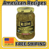 Olive 美式 Dill Pickles 汉堡莳萝泡酸黄瓜 Relish 美国直邮Mt.