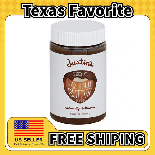 美国直邮Justin's Chocolate Hazelnut Butter Blend巧克力榛子酱