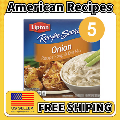 美国直邮Lipton立顿 Recipe Secrets Soup Mix美式浓汤调味料*5盒