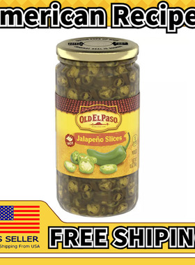 美国直邮Old El Paso Hot Pickled Jalapeno Slices 墨西哥辣椒片