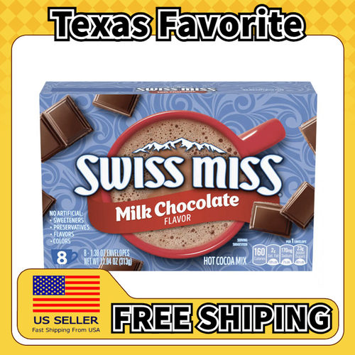 美国直邮Swiss Miss Milk Chocolate Hot Cocoa 热可可巧克力粉