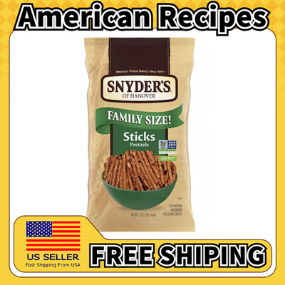 美国直邮Snyder's of Hanover 美式零食椒盐脆饼棒椒盐卷饼454g