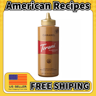美国直邮Torani Caramel Sauce 咖啡冰淇淋华夫饼焦糖酱糖浆 468g