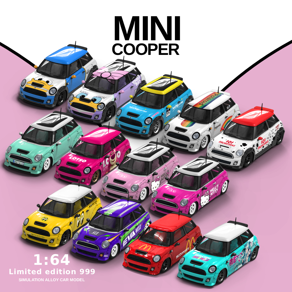 宝马miniKitty仿真合金汽车模型