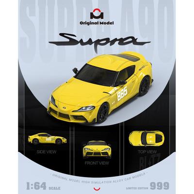 OM 1/64 丰田supraA90 头文字D续作涂装 小比例合金车模型