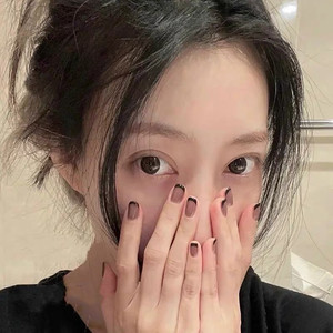 假指甲可取可带透灰黑色法式美甲穿戴甲可拆卸假指甲手工光疗甲片