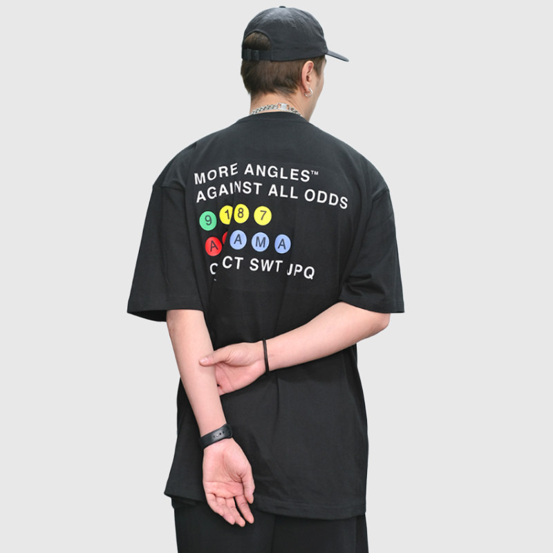 原创设计宽松版型趣味印花