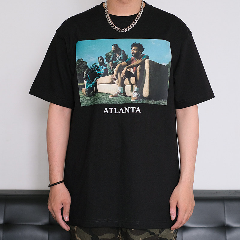 akama亚特兰大海报t恤说唱hiphop