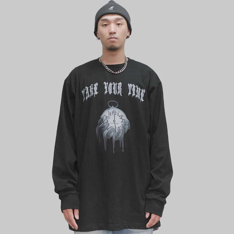 原创设计长袖T恤嘻哈薄卫衣炸街