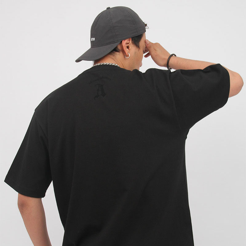 akama原创自制国潮夏季领口