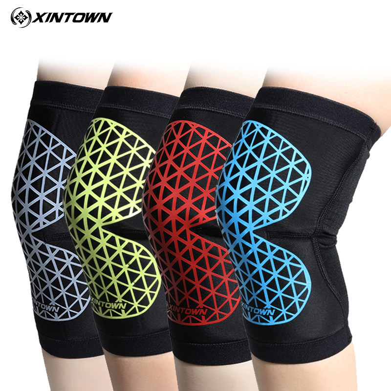 xintown运动护膝骑行男保暖登山护具自行车防风透气单车秋冬护膝