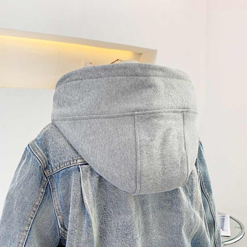 纯色韩系纯棉可拆卸帽子