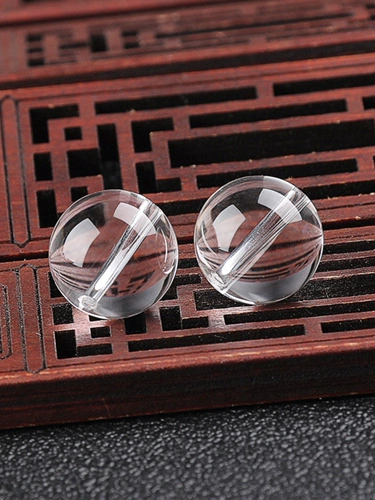 Белый белый кварц, украшение-шарик, браслет из бисера, бусины, бусы, DIY