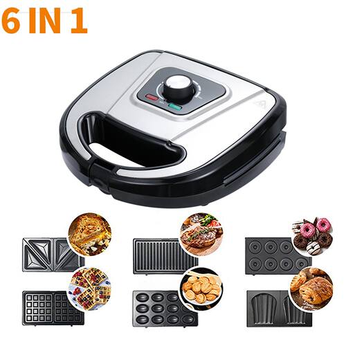 6in1WaffleDonutMak