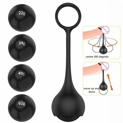 Stronger Glans Dumbbells Penis Trainer Extender Cock Ring 4