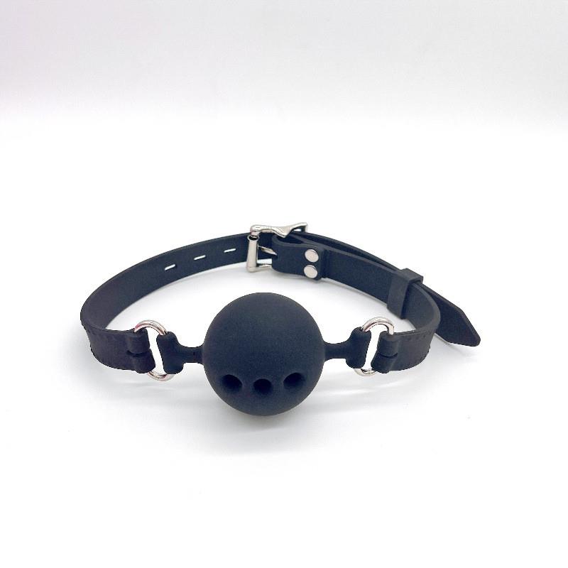 3-Hole Silicone Ball Gag SM Couples Toy