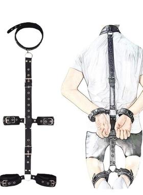 New SM Handcuffs Collar Training Toy