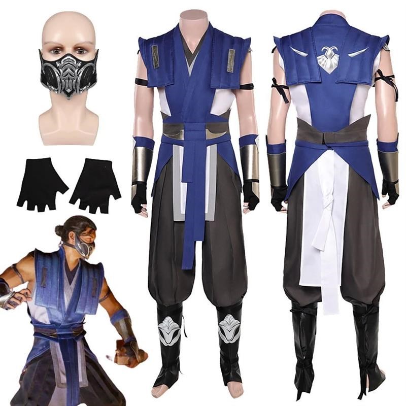 Sub Zero Cosplay Fantasy Mask Anime Game Mortal Kombat