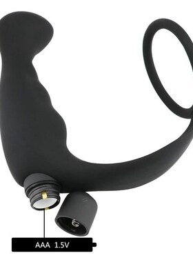 10 Frequency Prostate Lock Fine Ring Silicone Vibrator Anal