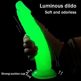 S/M/L/XL/XXL Luminous Simulation Dildo Realistic Penis For W
