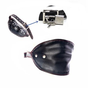 Lockable Ball Bdsm Fetish Hard Gag with Strap Bondage Mouth