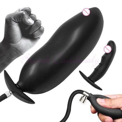 sex toys for men butt Plug Anal dilator silicone inflatable
