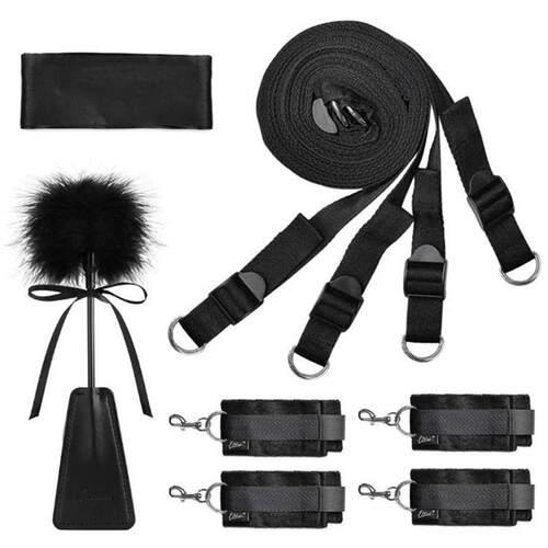 Leyuan SM Bed Restraint Feather Tickler 3-Piece Set