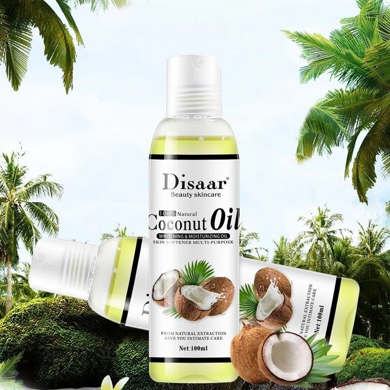Coconut Oil Massage Oil Cosmetics Body Face Skin Care Women