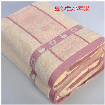 纯棉正品毛巾被双人加厚提花