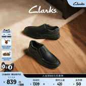 男潮爸鞋 一脚蹬百搭休闲皮鞋 Free春季 Clarks其乐Cotrell