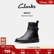 Clarks其乐Renewal系列秋冬女靴复古英伦切尔西靴显瘦增高短靴女