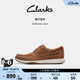 男 春夏老钱风透气系带牛皮休闲皮鞋 Clarks其乐Sailview Lace男鞋