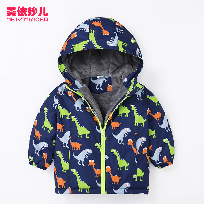 童装外套加厚保暖冲锋衣