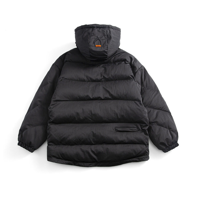 南夏FORN3冬季新款加厚棉衣男日系潮流简约可脱卸连帽棉服外套,男装棉衣,电商S006（B521）