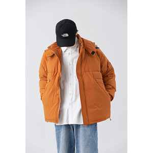 南夏乔装 2025冬季新色拉链多口连帽羽绒服日潮cityboy90羽绒袄男图片