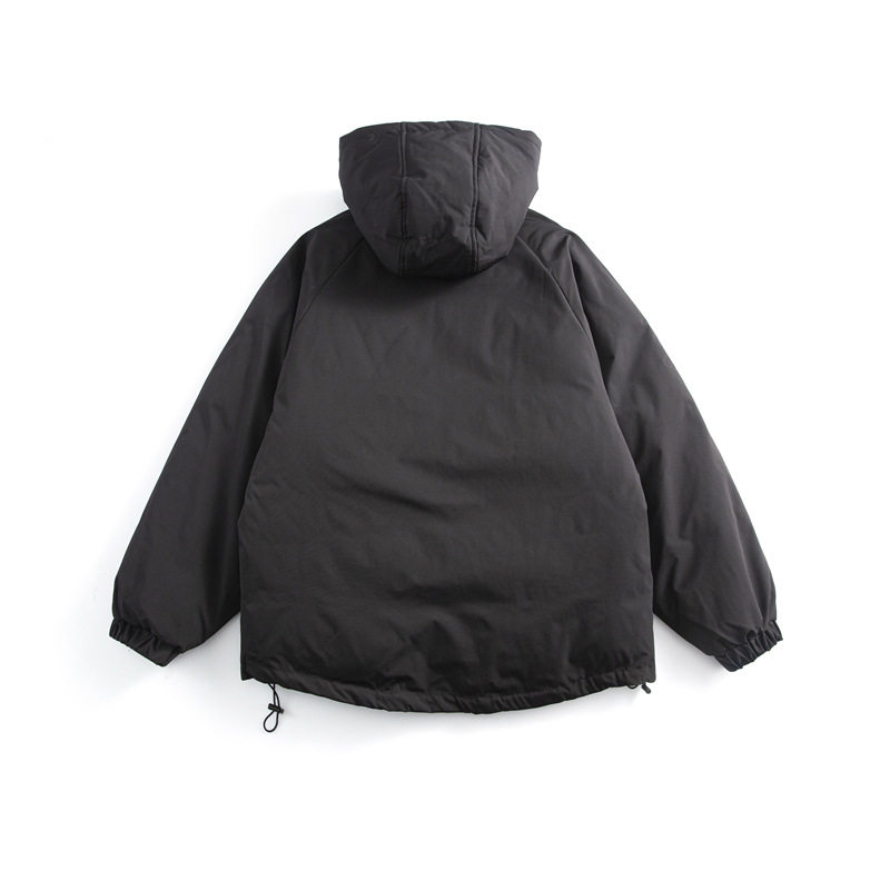 南夏FORN3日潮简约连帽棉服外套冬季新款cityboy宽松阔版加厚棉衣,男装棉衣,电商S006（B521）