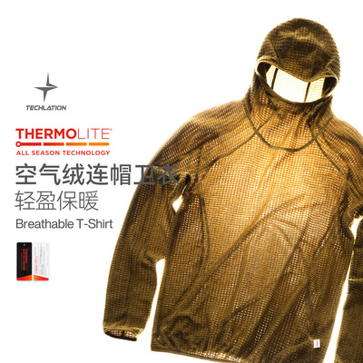Glowing Box 2026SS Thermolite®空气绒连帽卫衣轻量保暖连帽衫