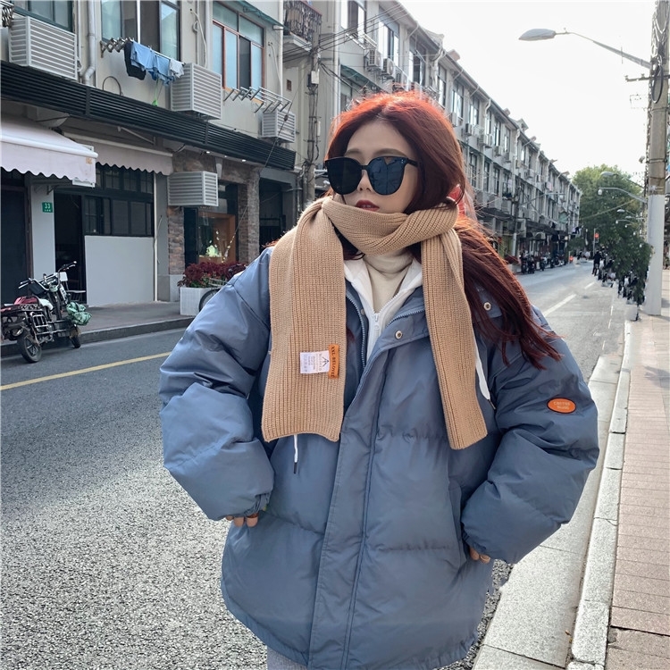 Real price winter hooded fake two piece cotton padded jacket